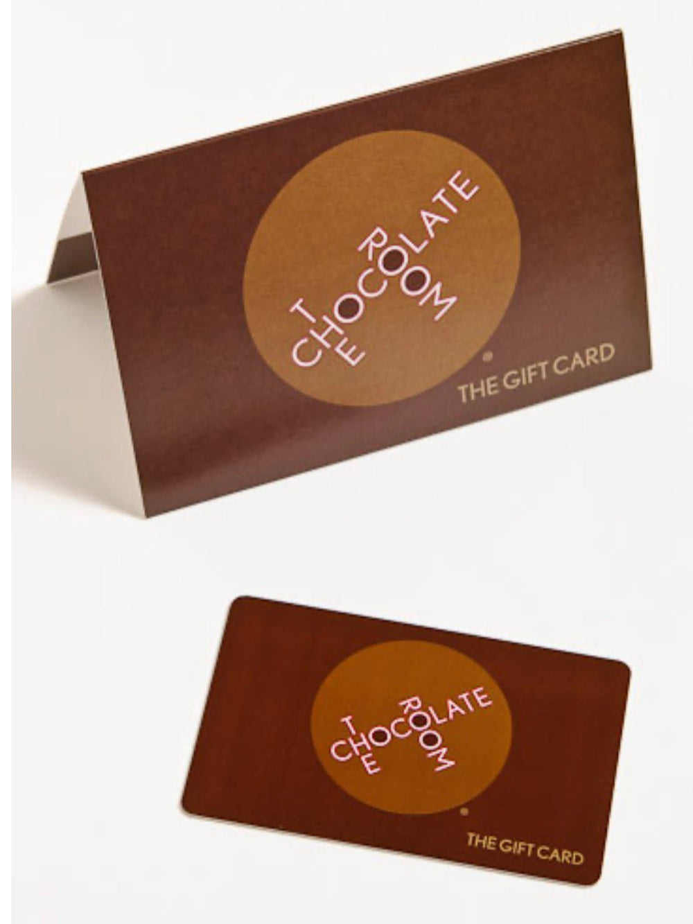 Chocolate Room gift card with envelope - the perfect way to make someones day